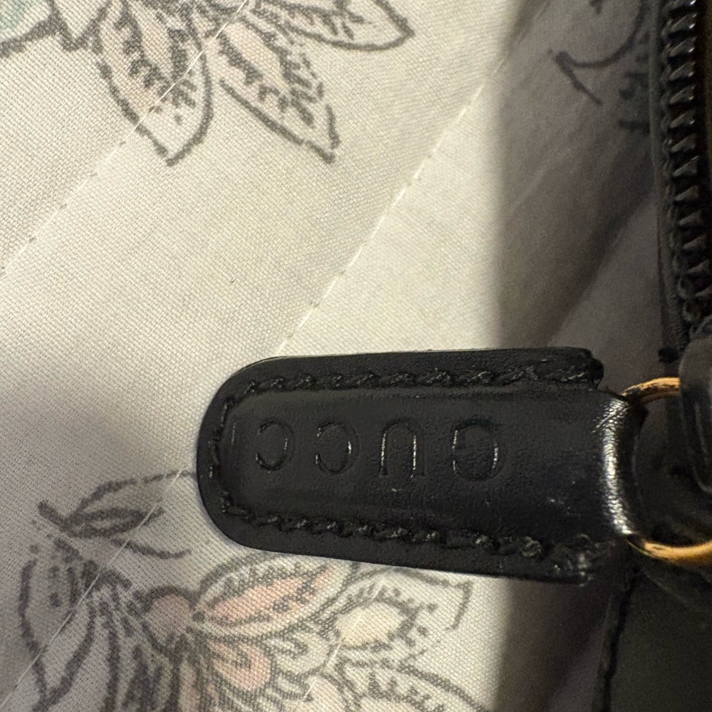 Genuine Gucci Black Cloth and Leather Women’s Briefcase - Picture 3 of 8